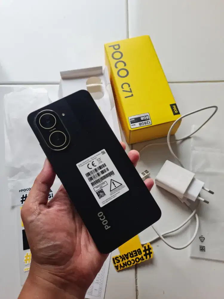 Poco C71 4/128 GB Bekas Fullset Mulus