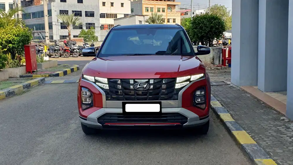 Km 44rb hyundai creta prime two tone 2022 merah