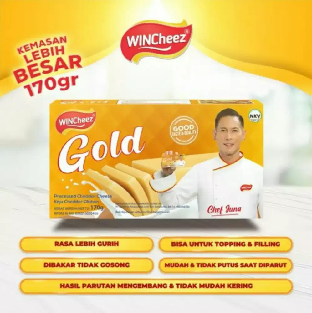 Keju kemasan 170 gram
