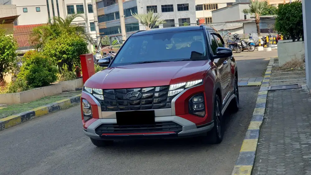 Km 44 rb hyundai creta prime two tone 2022 merah pajak panjang