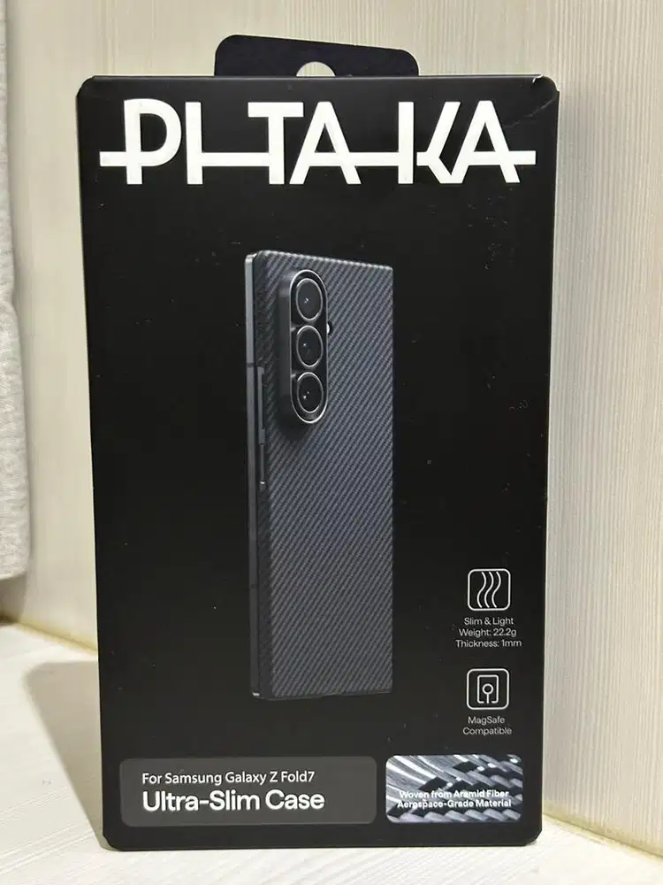 Galaxy Z Fold 7 Aramid Carbon case by PITAKA original support magsafe