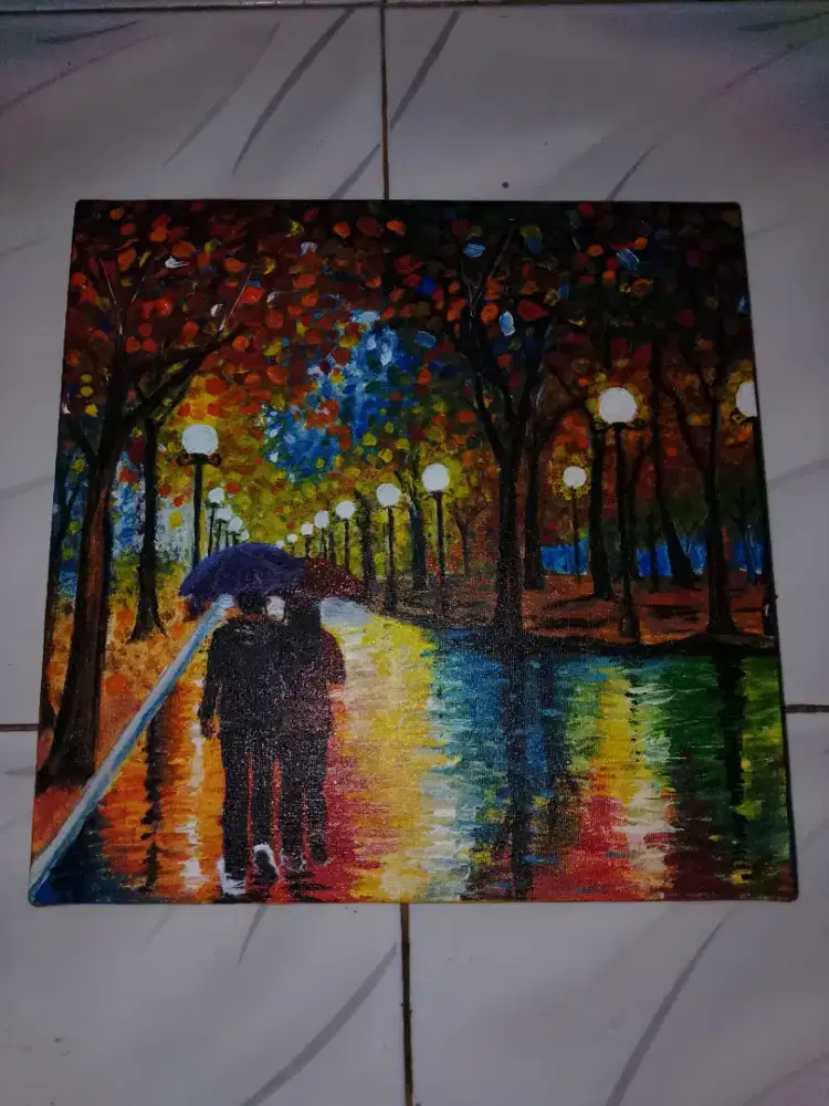 Lukisan mini murah  25x25