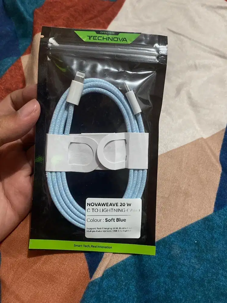 Technova Kabel Charger Usb C Lightning 20W
