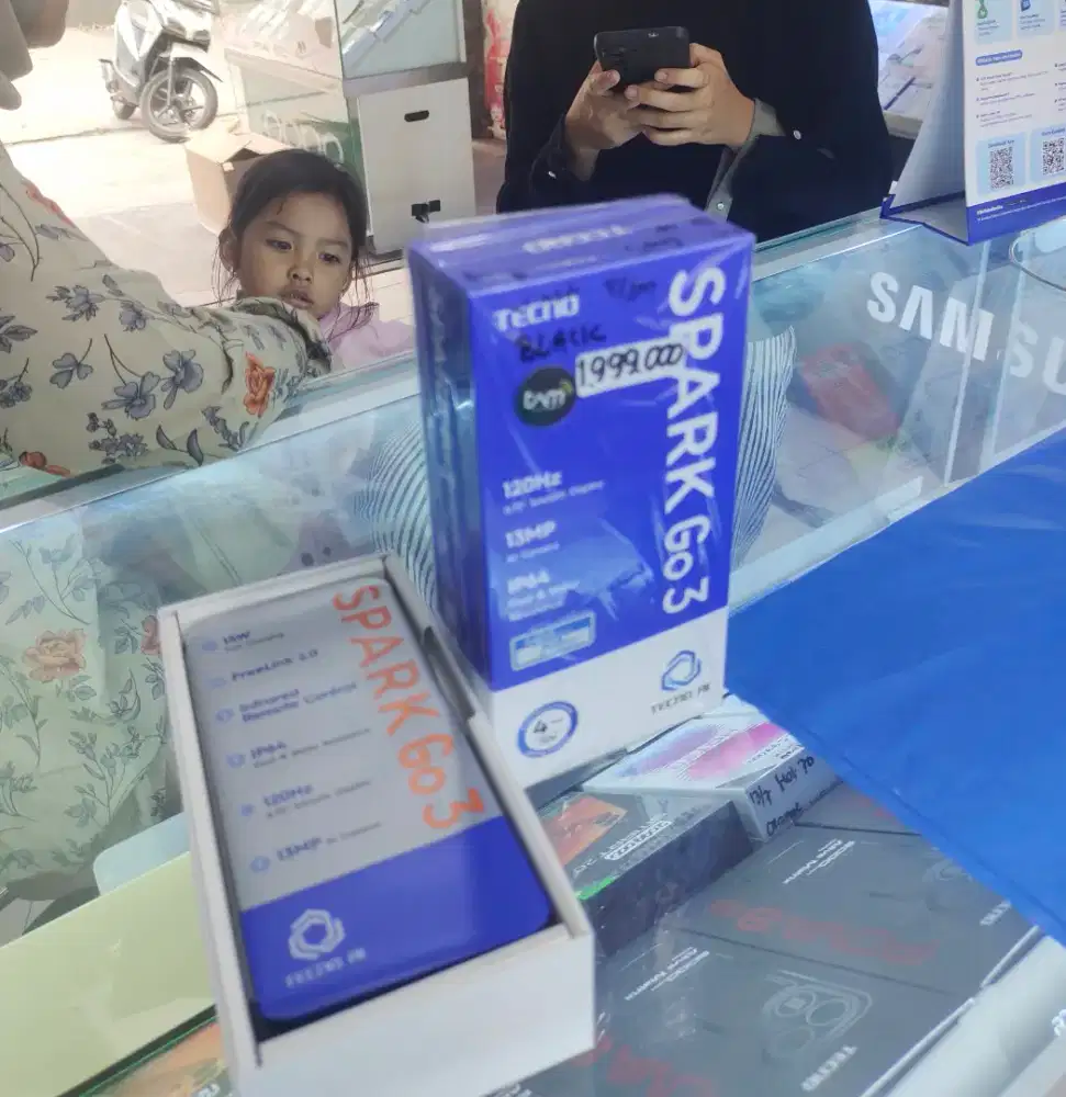 Tecno spark go 3 bisa cash dan kredit