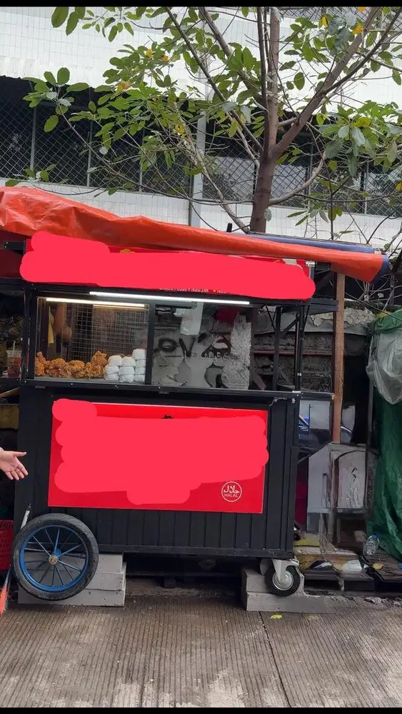 GEROBAK AYAM GEPREK ATAU FRIED CHICKEN /  GEROBAK USAHA