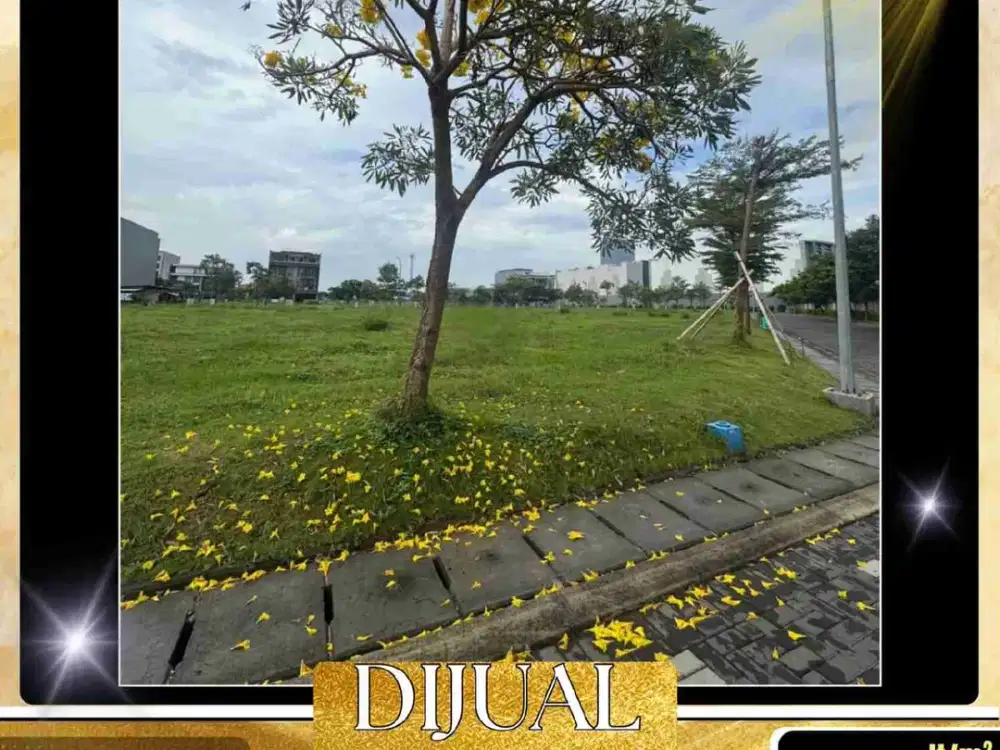 DIJUAL KAVLING HOOK DAN NGANTONG LUAS TANAH 608 M² DI PANTAI INDAH KAPUK 2 DI KOSAMBI TANGERANG