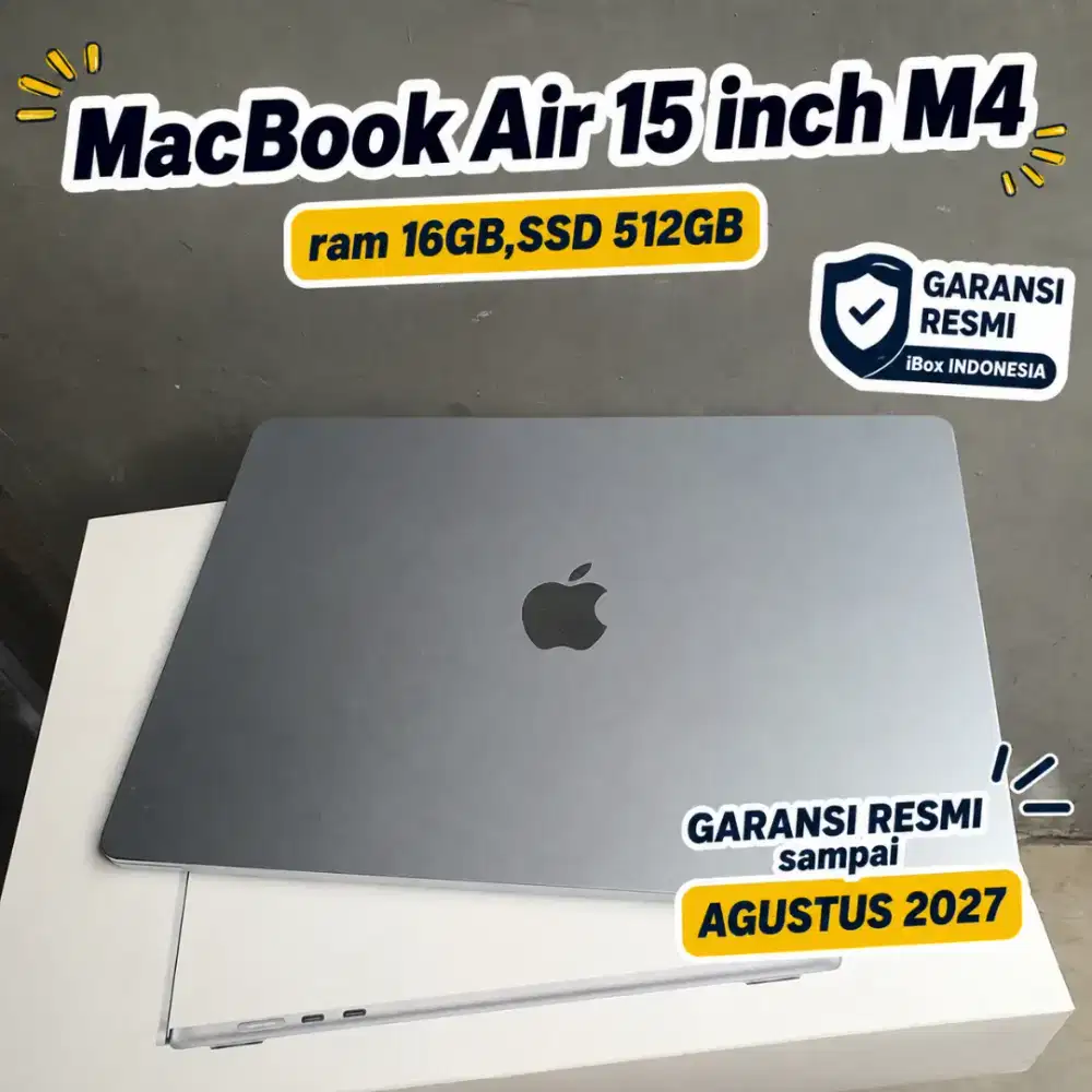 IBox MacBook Air M4 15-inch 16/512 resmi agustus 2027