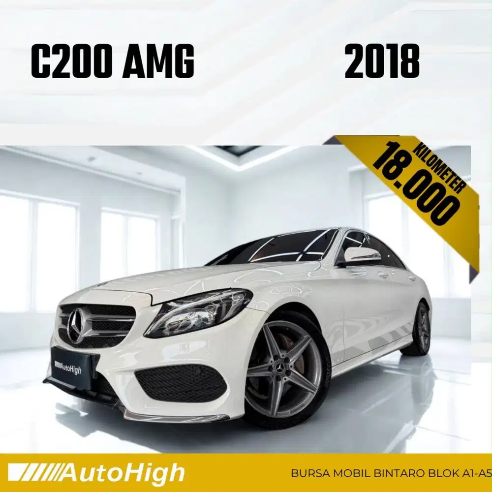 DP10% [Km18.000] C200 AMG 2018 White Reg 2019 #AUTOHIGH