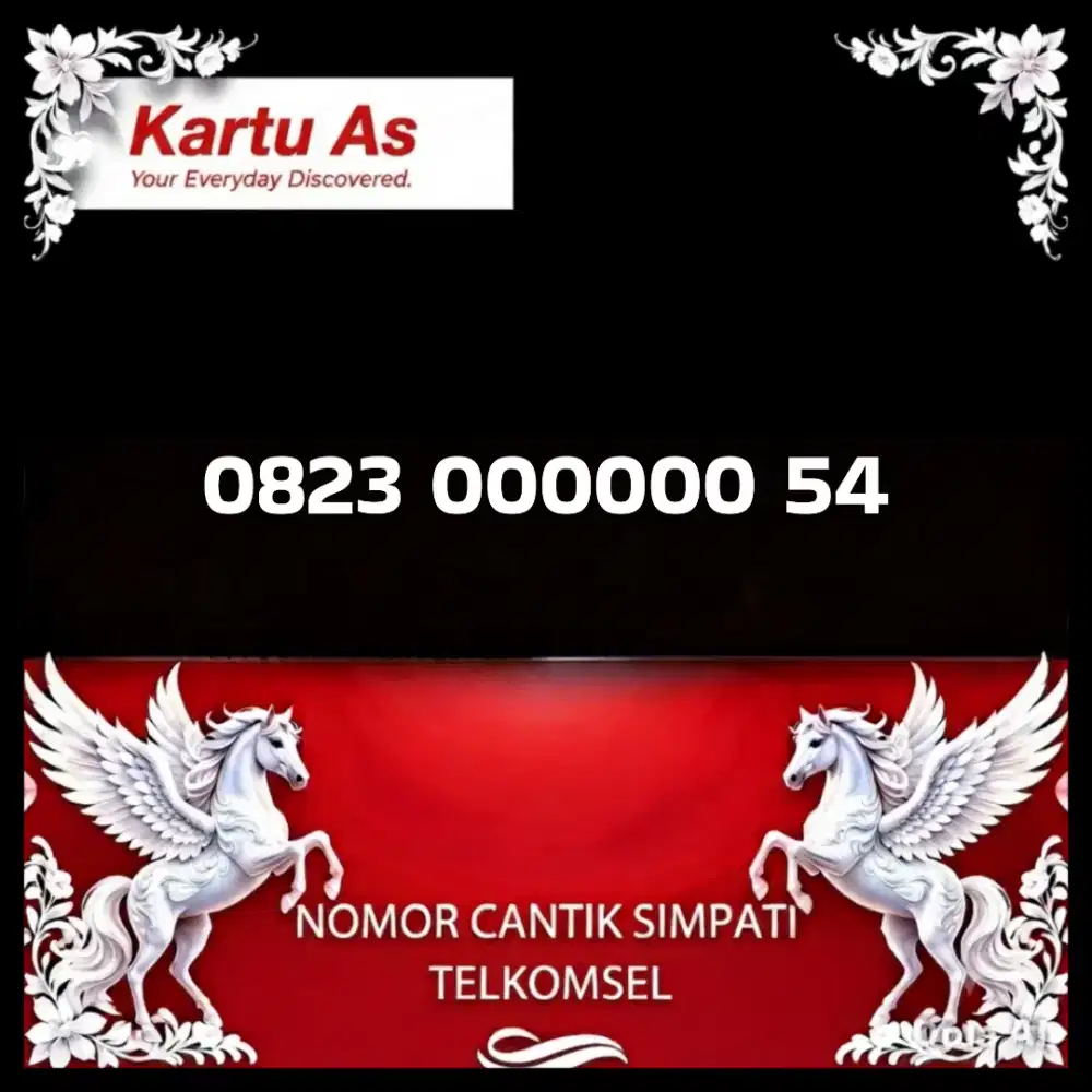 Nomor cantik Telkomsel kartu as super