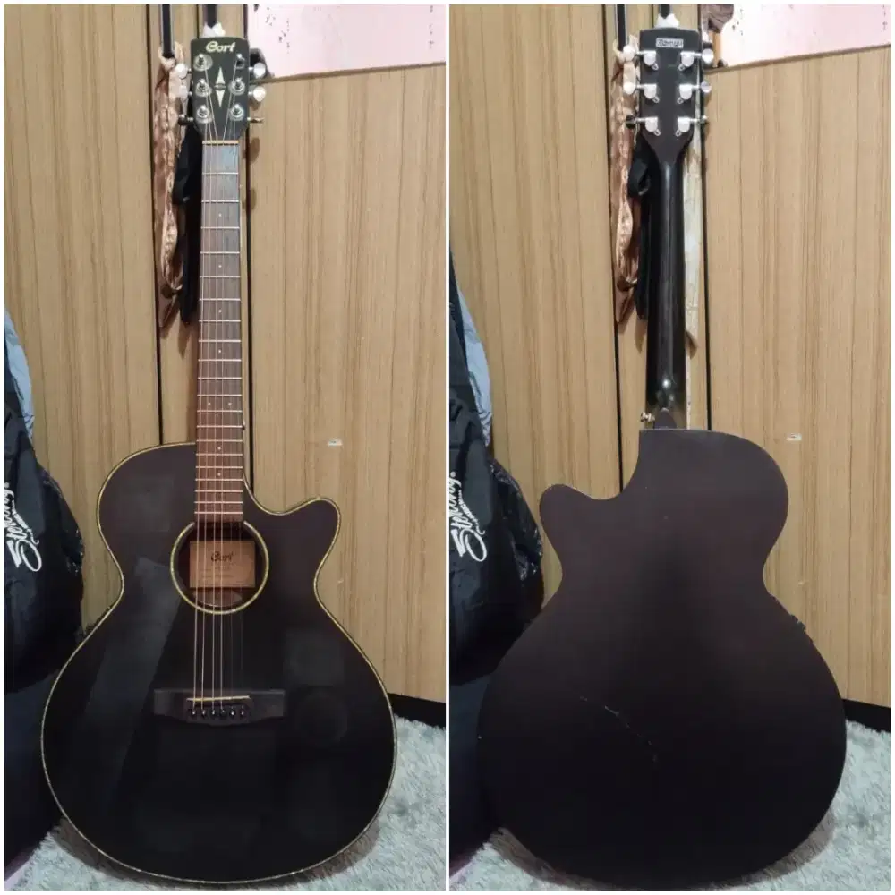 gitar akustik elektrik ori cort sfx e bks seri lawas langka mantap net