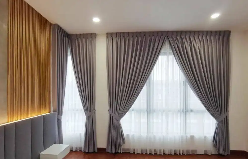 Ahli Buat  Tirai Gorden Jendela Gordyn Mewah Hordeng Terbaru Murah