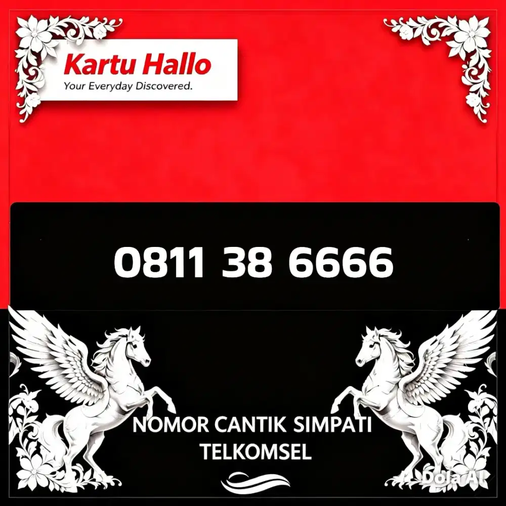 Nomor cantik kartu halo Telkomsel