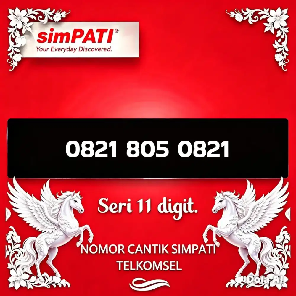 Nomor cantik simpati Telkomsel super