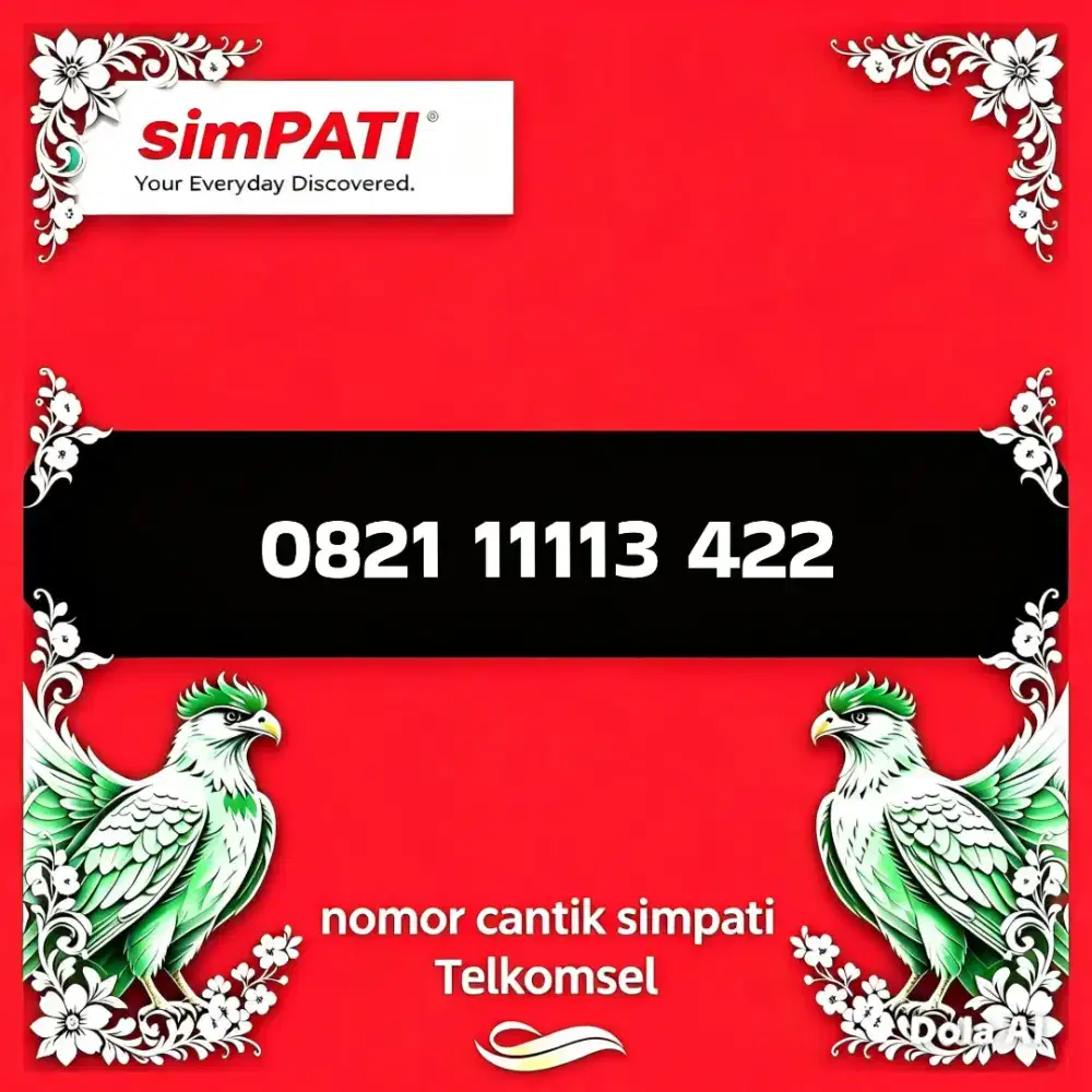 Nomor cantik simpati Telkomsel super