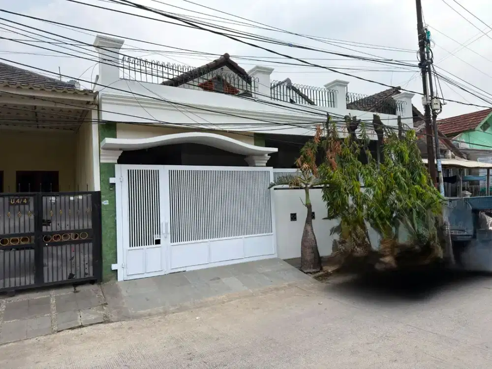 Rumah Villa Nusa Indah 2 Gunung Putri Bogor lokasi Jalan Raya