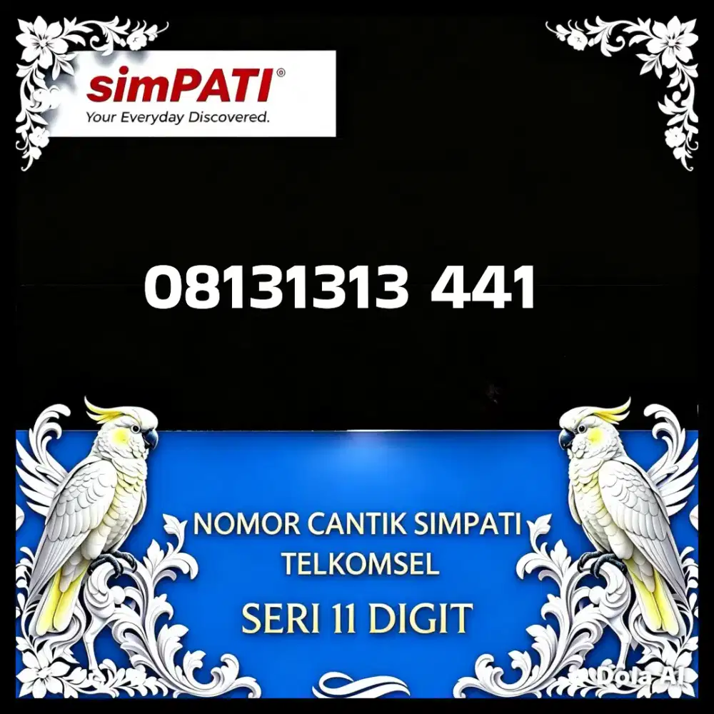 Nomor cantik simpati Telkomsel super