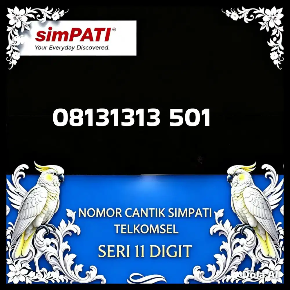 Nomor cantik simpati Telkomsel super