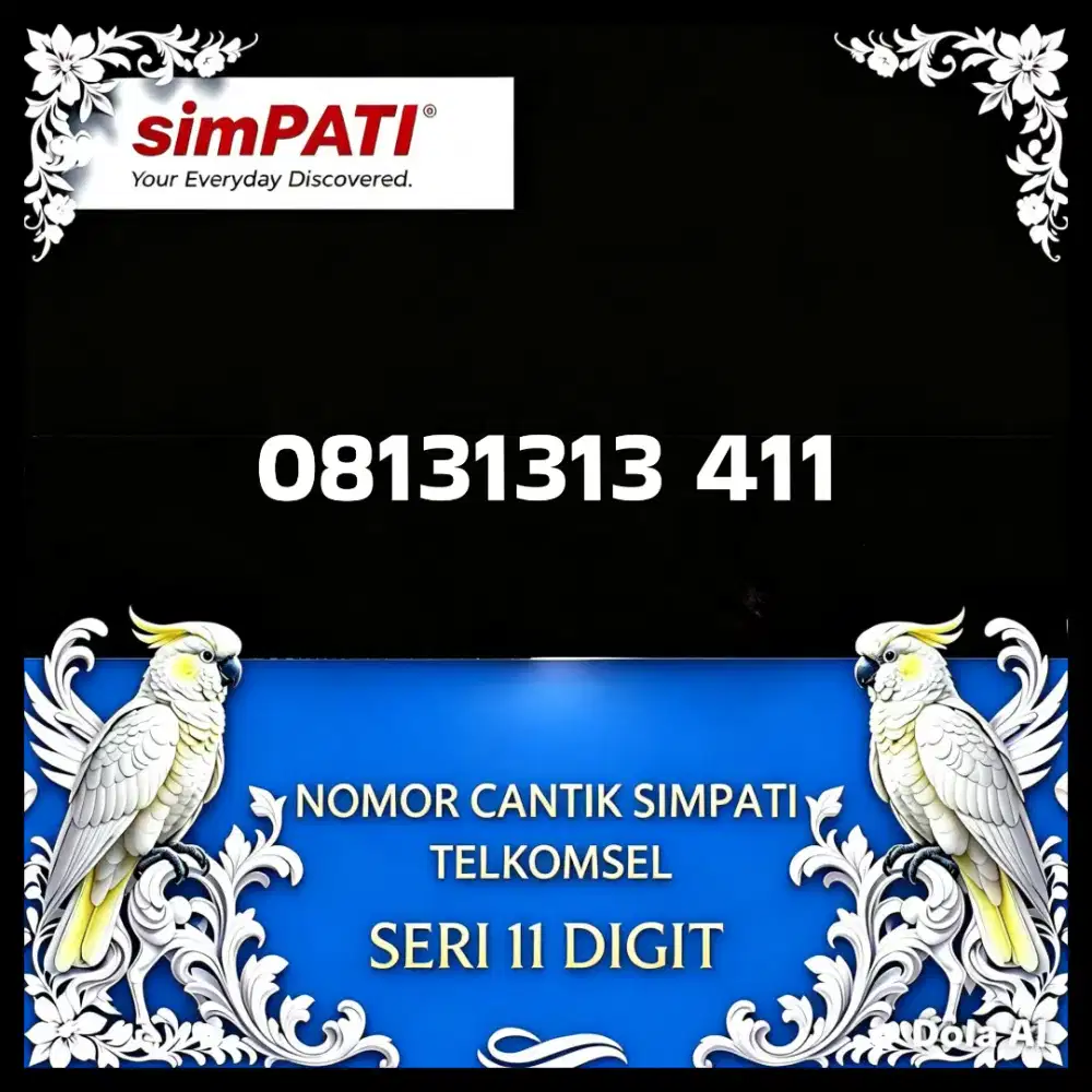 Nomor cantik simpati Telkomsel super Ju