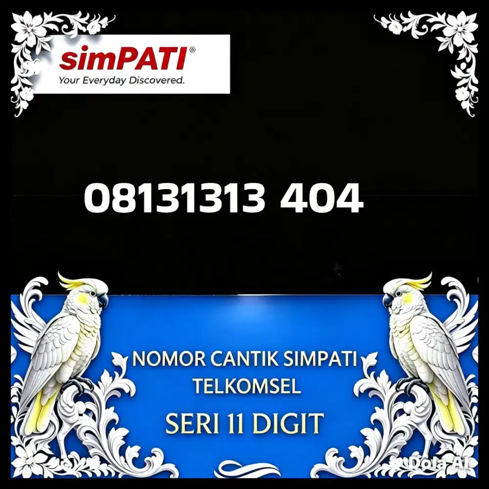 Nomor cantik simpati Telkomsel super