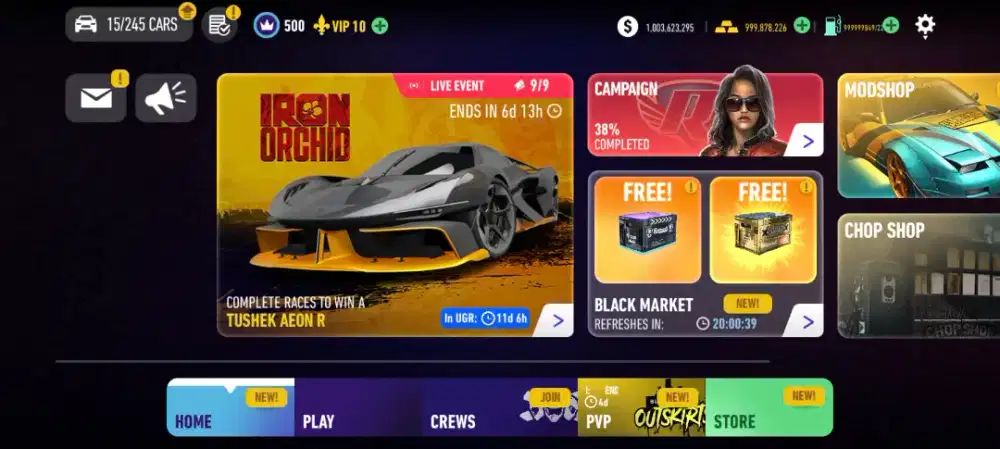 NFS NO LIMIT (akun bukan aplikasi)
