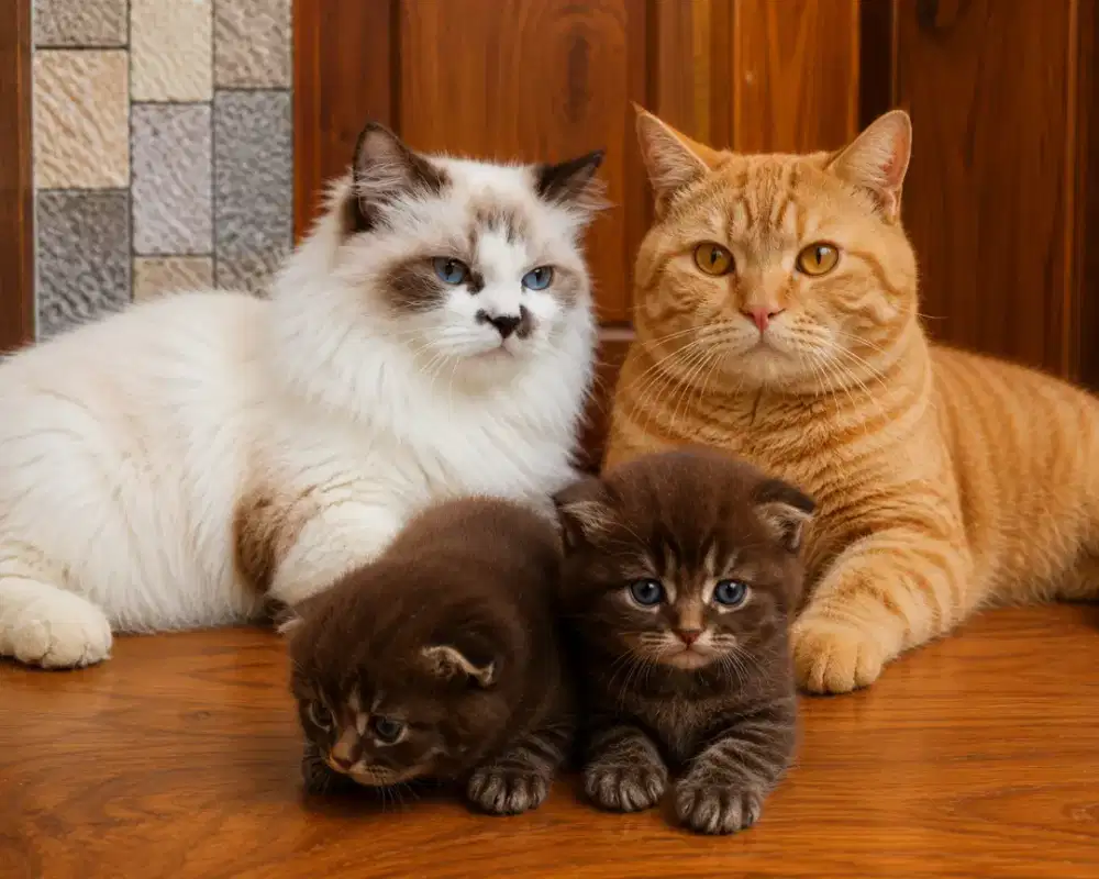 Anak kucing BSH ragdoll British shorthair