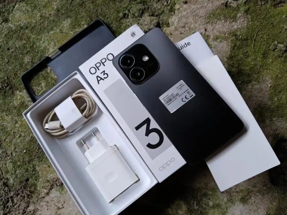 Oppo A3 8/128 lengkap ori