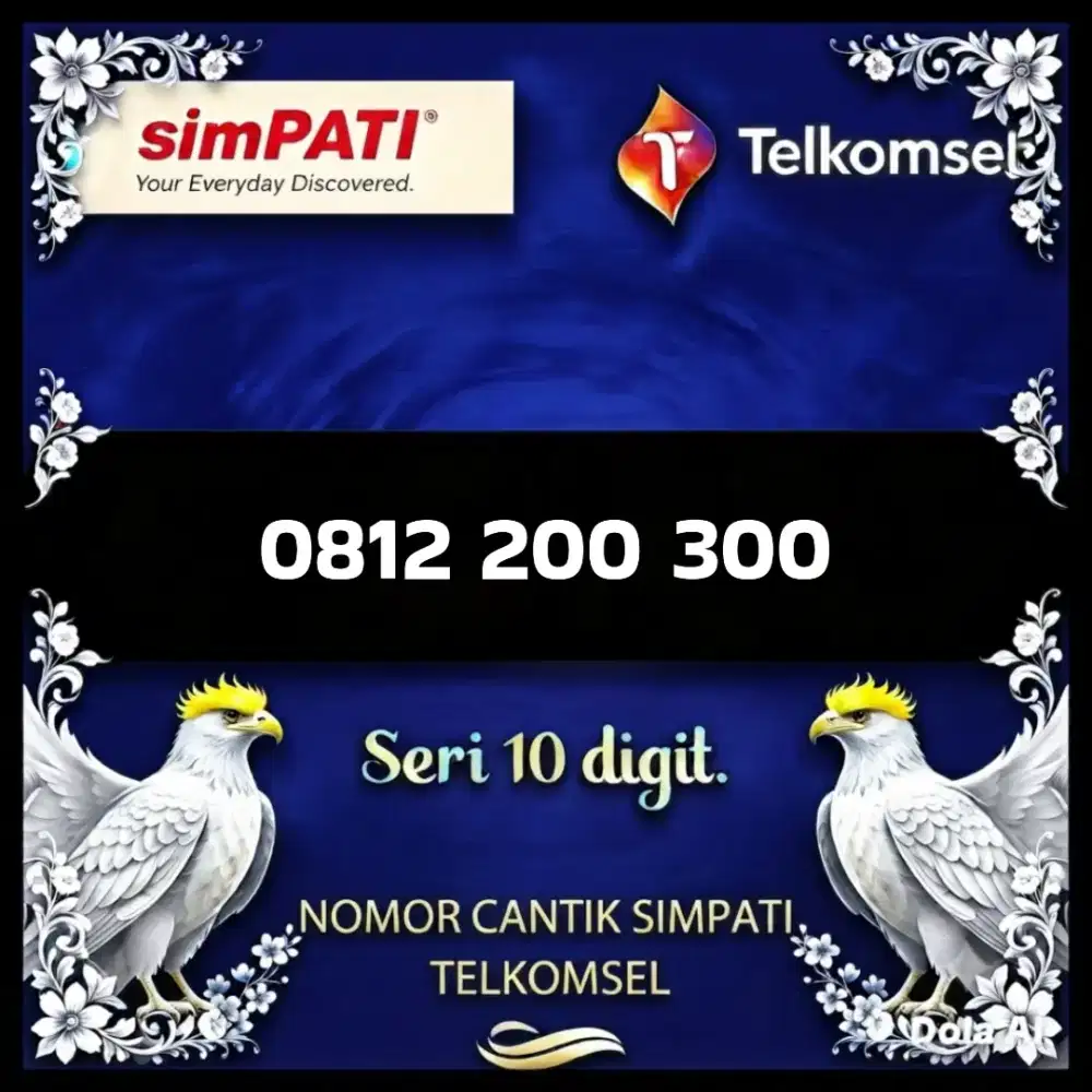 Nomor cantik simpati Telkomsel super