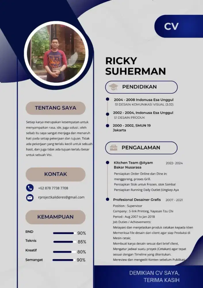 Driver harian atau carteran