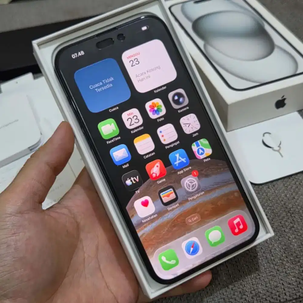 Iphone 15 PLUS 128GB Black Resmi IBOX BLIBLI