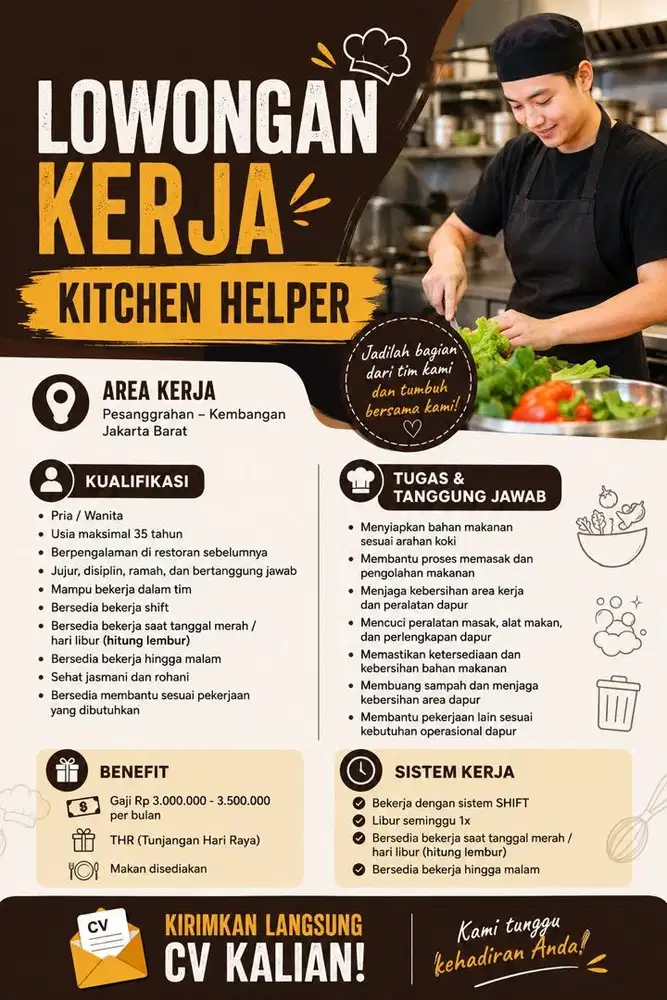 Loker Kitchen Helper