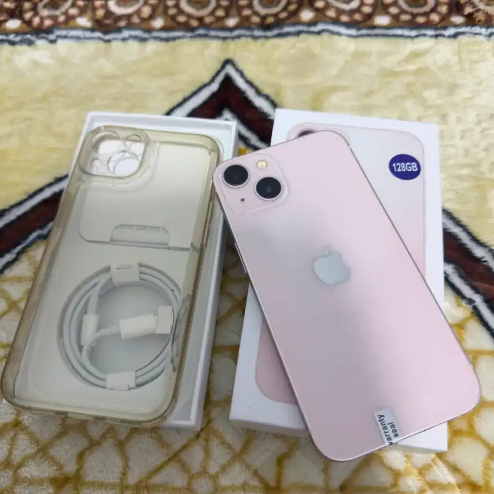 Iphone 13 pink fullset 128gb