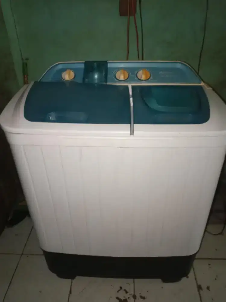 mesin cuci 2 tabung merk denpoo 8kg