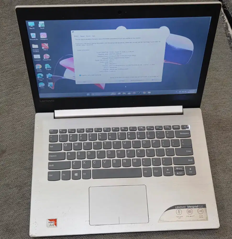 Laptop Lenovo Ideapad 320 AMD A4