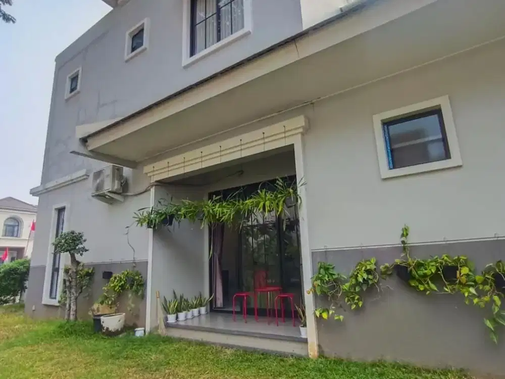 Di Jual MURAH, Rumah Siap Huni dan Asri di Cluster Feronia Park Utama, Alam Sutera - Tangerang Selatan