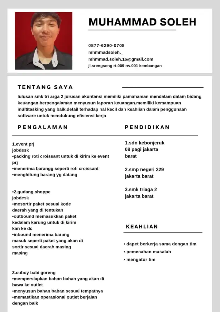Csri kerja yang halal