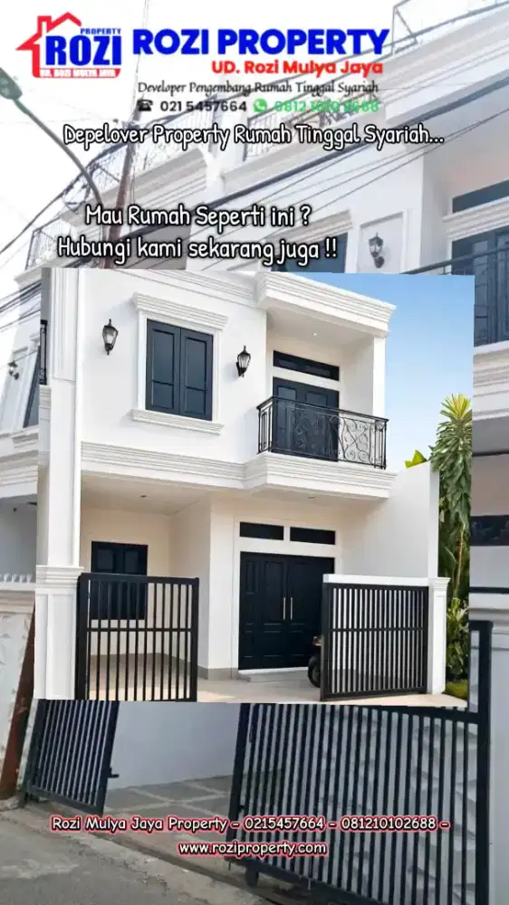 Rumah Tingkat Minimalis Bagus Murah Strategis