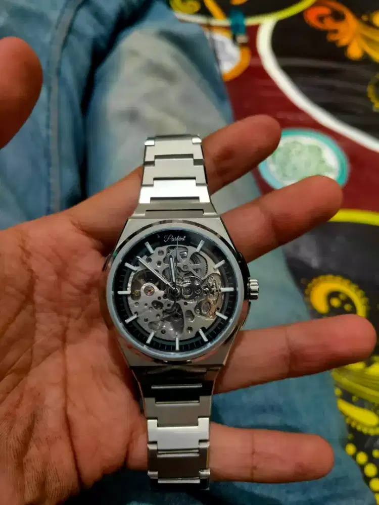 JAM TANGAN PRIA PARLENT AUTOMATIC WATERPROOF