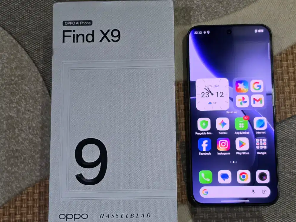 OPPO FIND X9 256GB/12GB BLACK Resmi