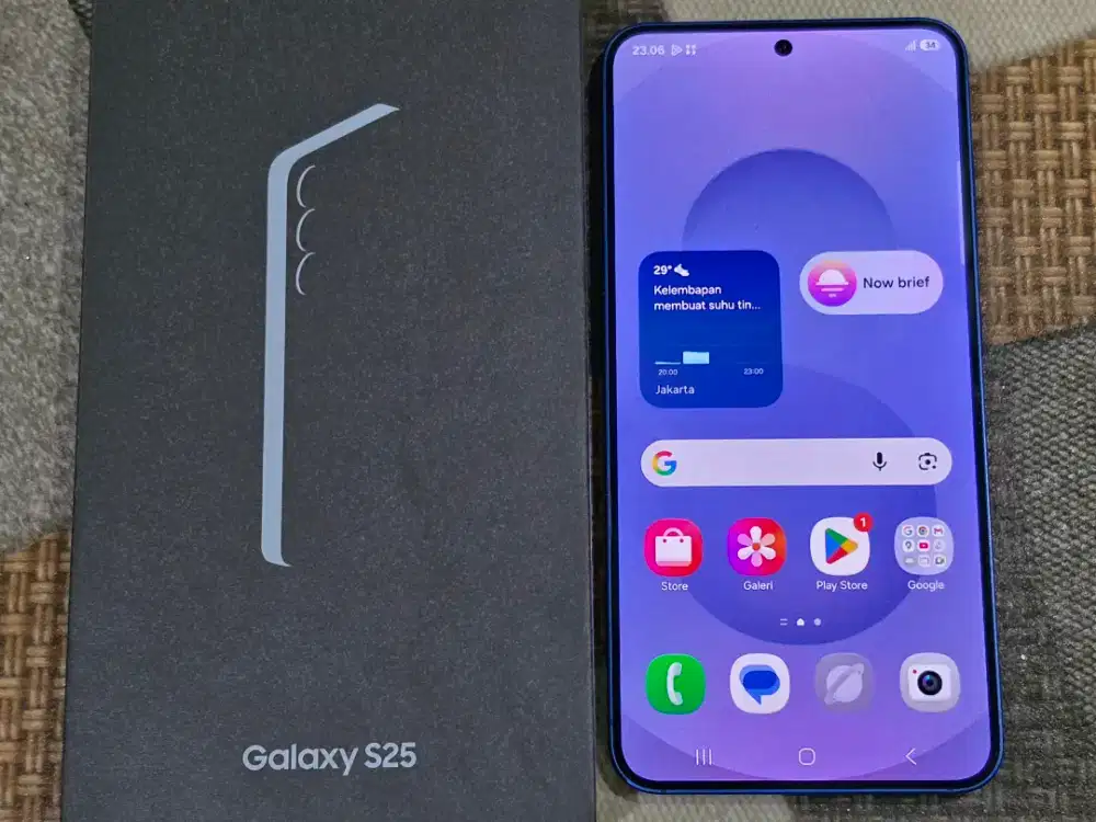 SAMSUNG S25 BASIC 256GB/12GB BLUE SEIN GARANSI