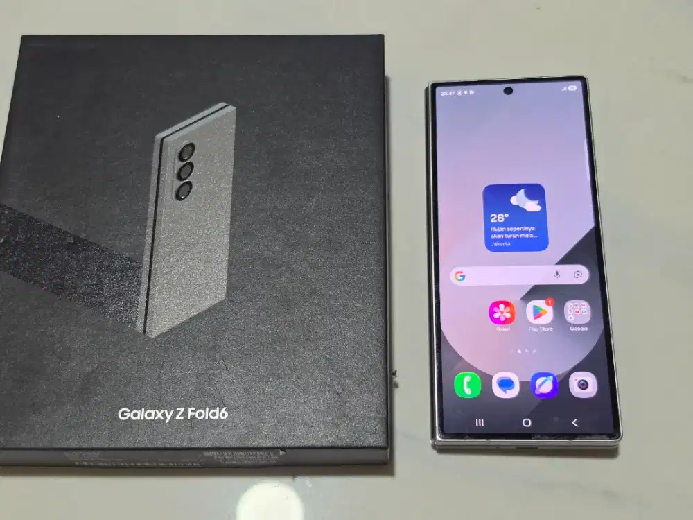 SAMSUNG ZFOLD Z FOLD 6 256GB|12GB RESMI SEIN