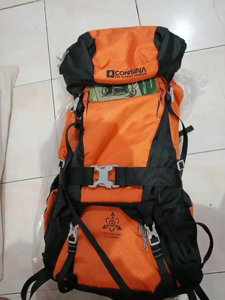 Dijual tas Consina via ferrata original warna orange new