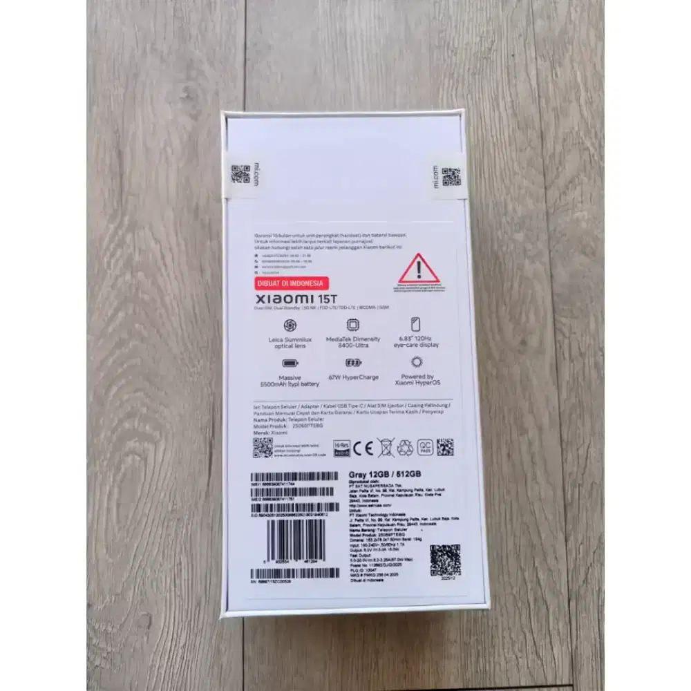 Xiaomi 15t baruu