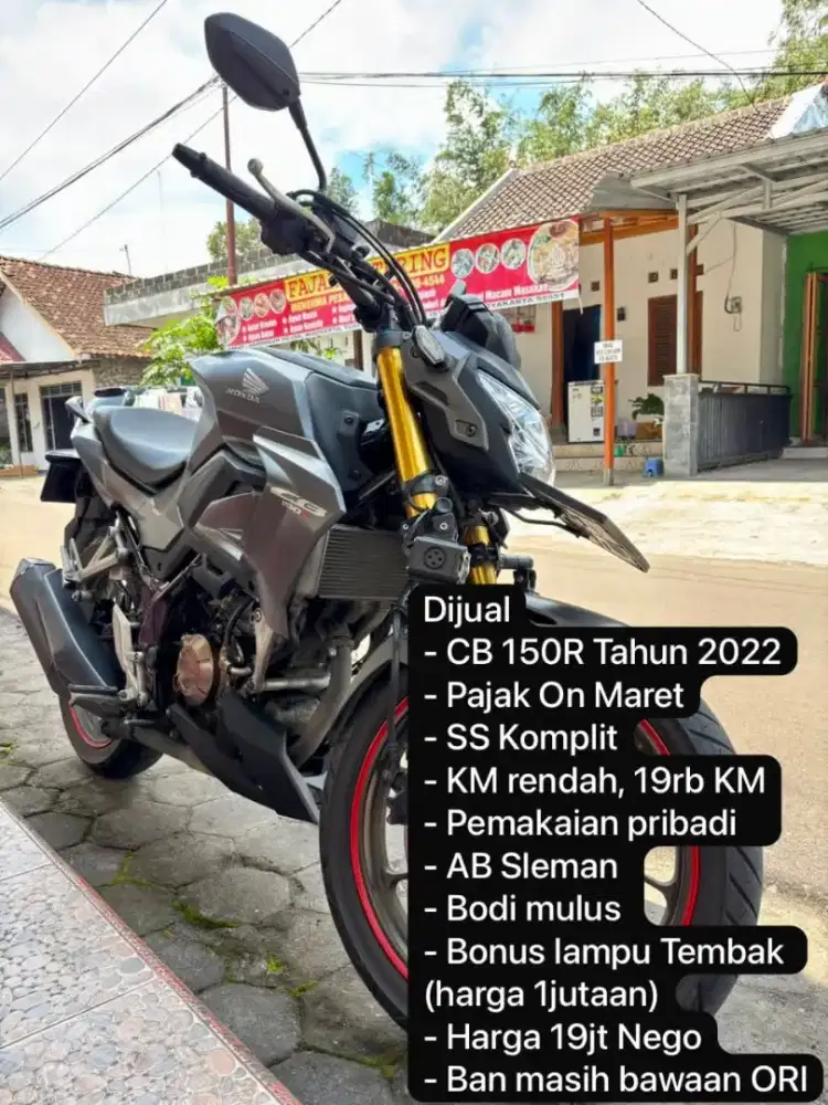 Dijual Honda CB150R SE Tahun 2022 Pemakaian Pribadi