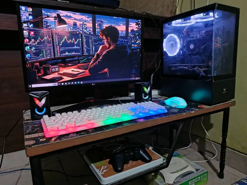 Fullset PC Ryzen Gaming RGB