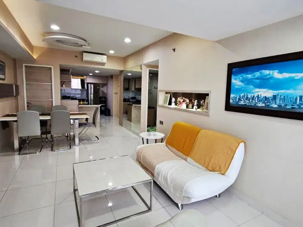 Disewa 150jt pertahun, Taman Anggrek Condominium 2 Bedroom, Fully Furnished, Middle Floor