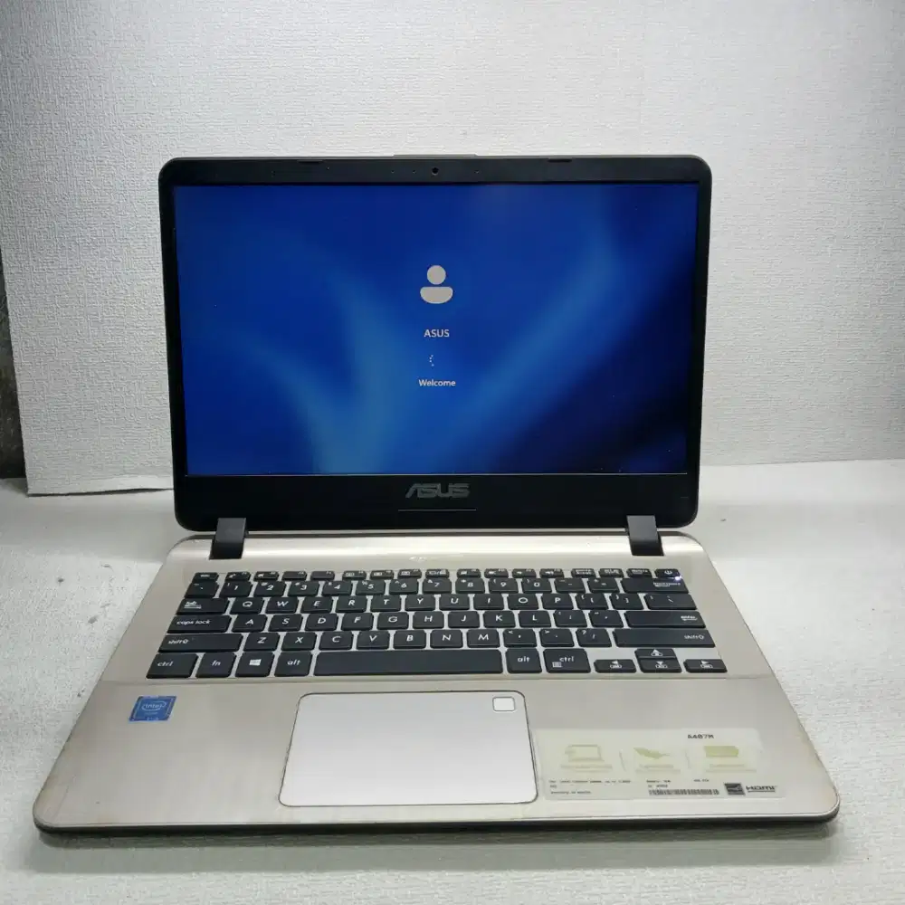 Asus A407m n4000 ram 4gb Finger Print tipis ringan