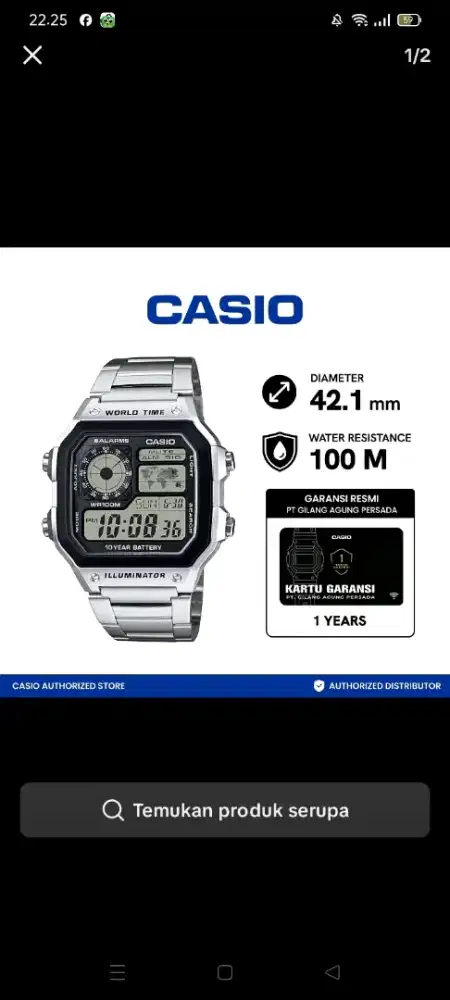 Casio Original garansi resmi