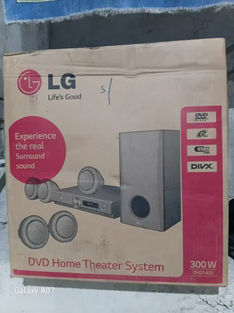 Jual sound : LG DVD Home Theater System 300W DH3140S