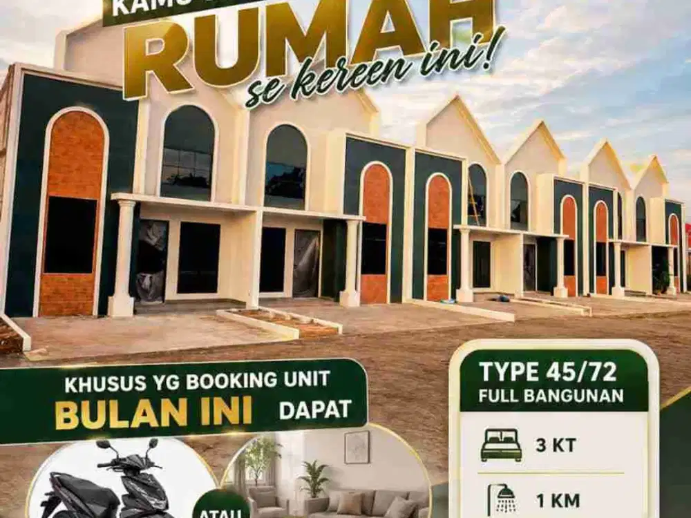 Rumah Komersil Cantik Poros Galesong Dekat Batas Makassar