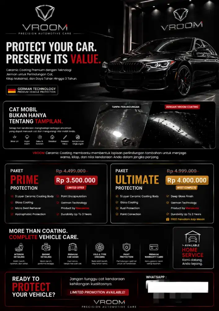 Auto detailing home service